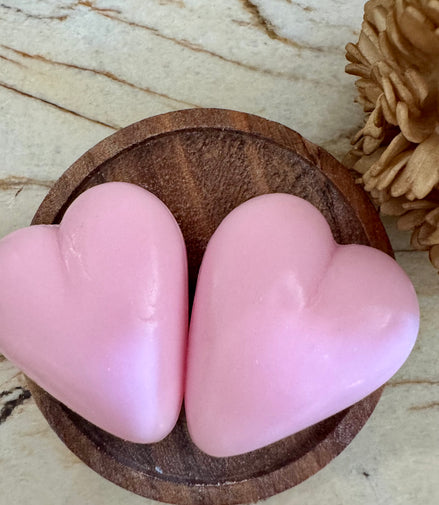 Petit savon coeur rose