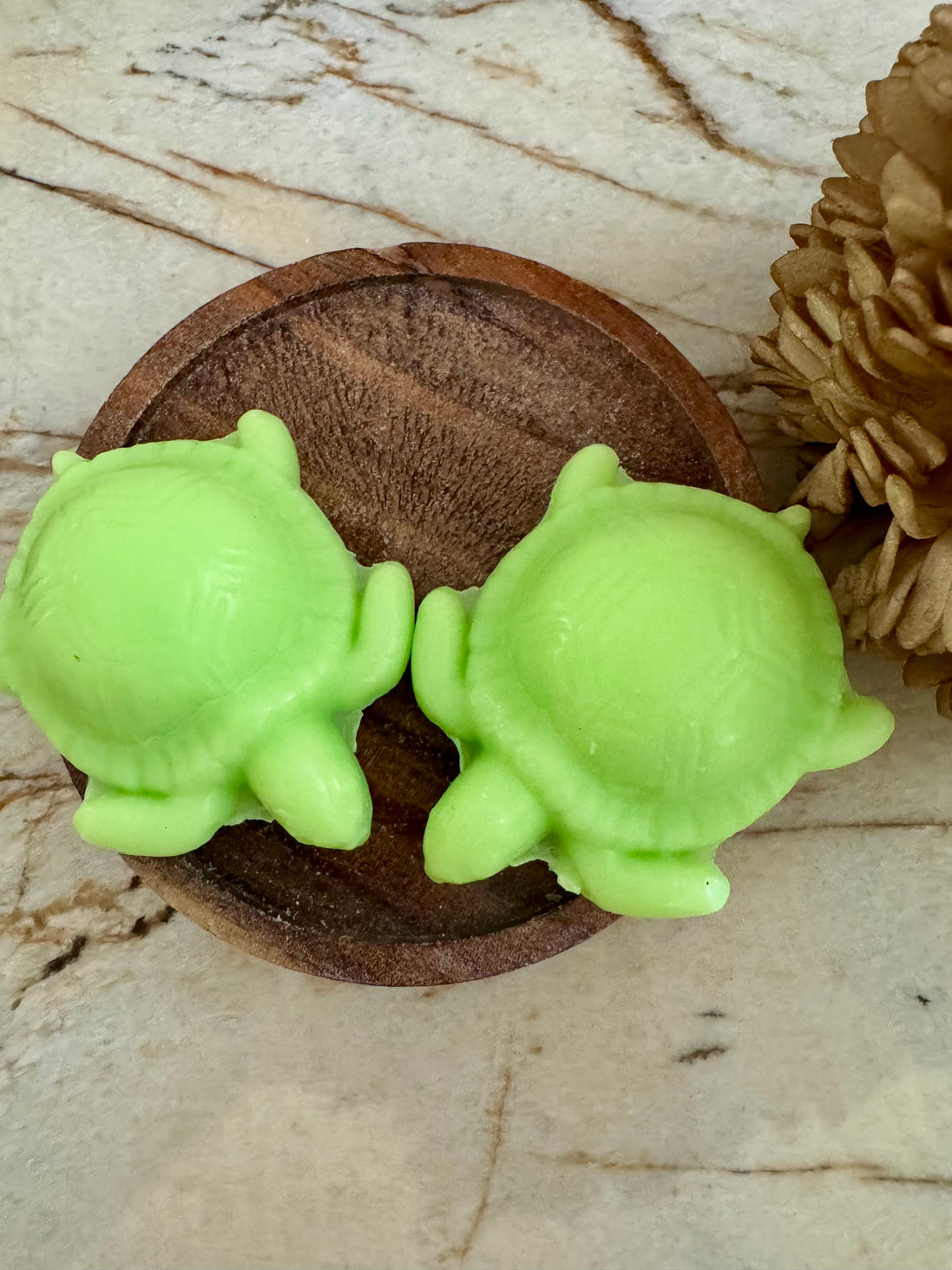 Petit savon tortue thé vert