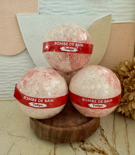 Bombe de bain 125 g tulipe